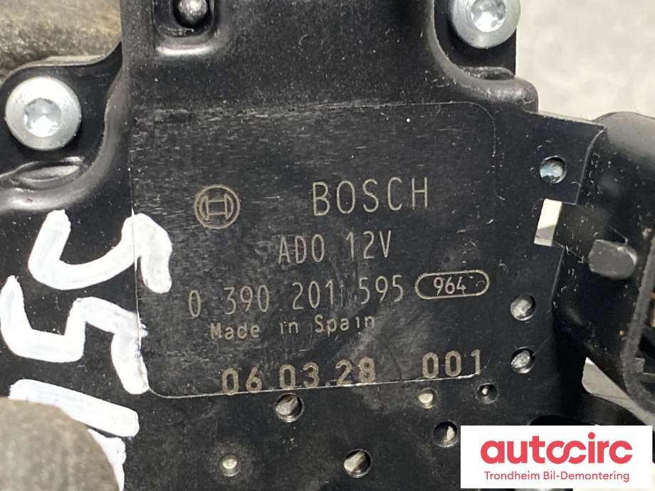 Viskermotor bakrute til Saab 9-5 2006-2010 (Type I, Fase 3) (12793272|)
