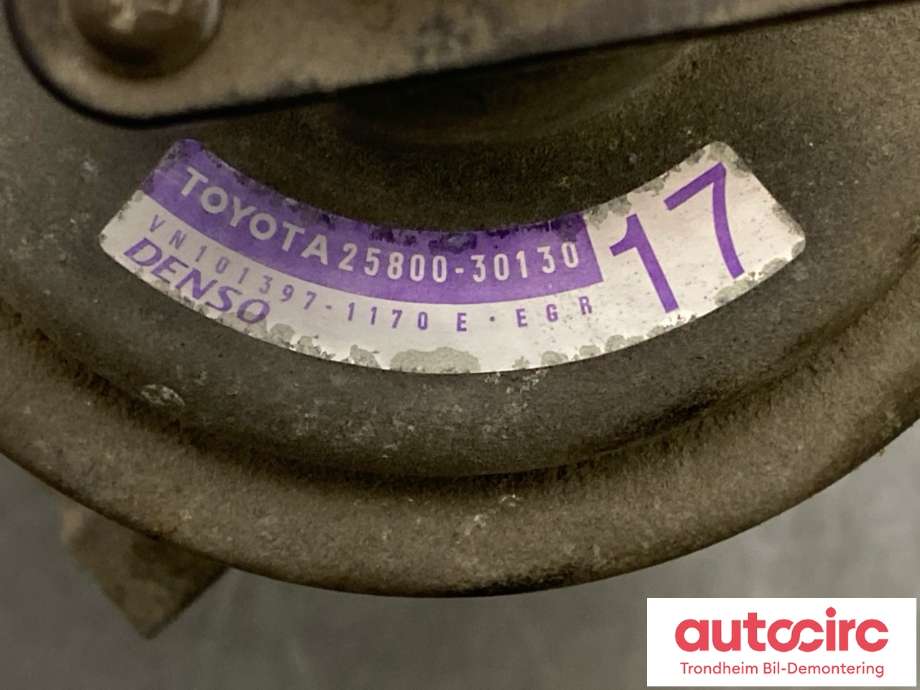 EGR-ventil til Toyota Hiace 2007-2012 (Fase 3)  (DENSO|)