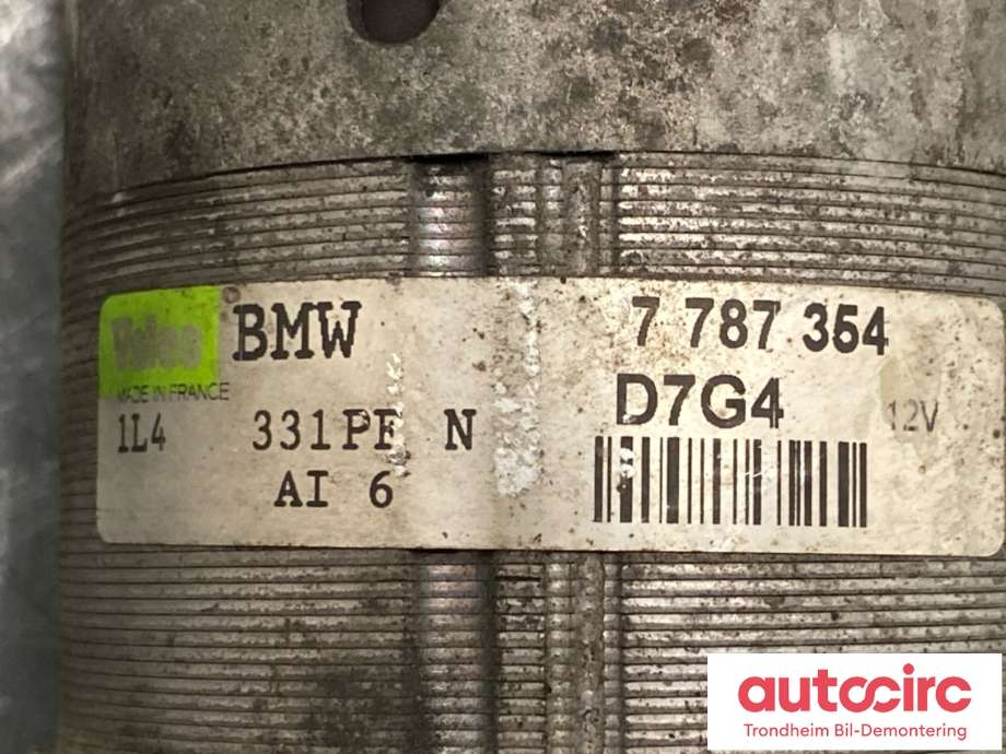 Starter diesel til BMW X3 2003-2006 (Fase 1) (E83) (E83) (VALEO/BMW|12 41 7 787 354|)