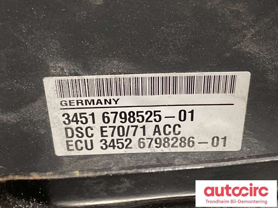 ABS sentral til BMW X5 2007-2013 (E70) (E70) (34 51 6 865 026|)
