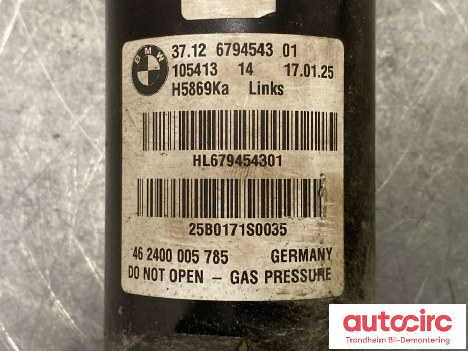 Støtdemper bak til BMW X5 2007-2013 (E70) (E70) (BMW|37 12 6 794 543|)