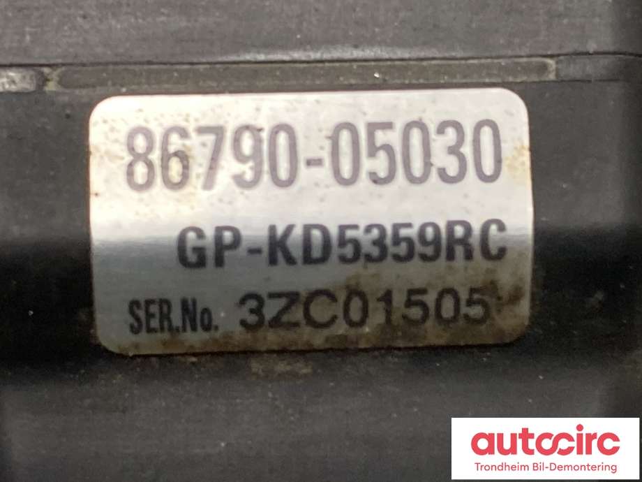 Parkeringssensor bak til Toyota Avensis 2009-2015 (Type III, Fase 1) (8679005030|GP-KD5359RC|3ZC01505)