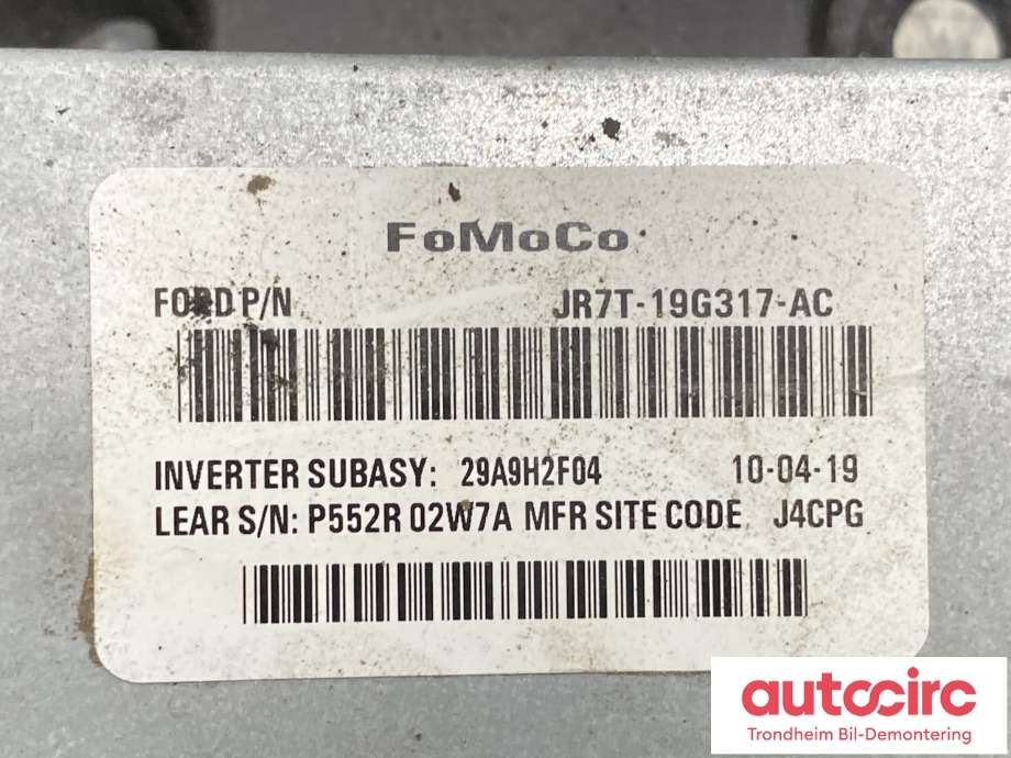 Inverter hybrid til Ford F-150 Raptor 2017-2020 (P552) (P552) (JR7T-19G317-AC|)