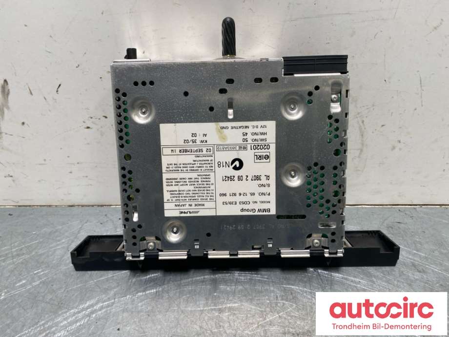 Bilstereo CD-veksler til BMW X5 2000-2006 (E53) (E53) (65 12 6 919 069|)
