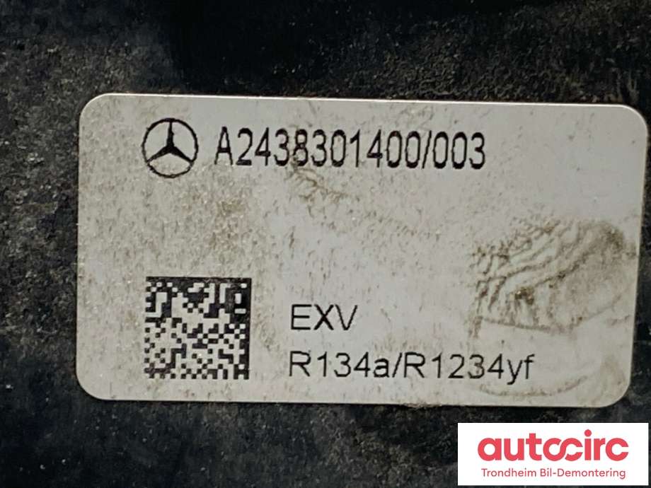 Aircondition diverse til Mercedes EQB 2022-->> (A2438301500|A 243 830 82 00|A 243 830 84 00| A 243 830 85 00)