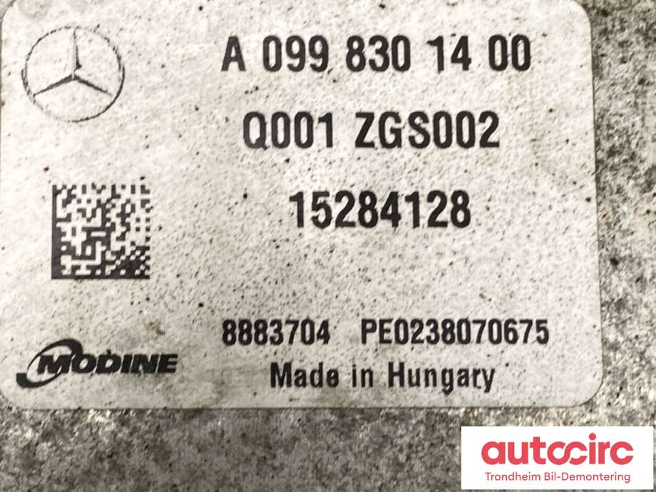 Aircondition diverse til Mercedes EQB 2022-->> (A0998301400|A 099 830 15 00|)