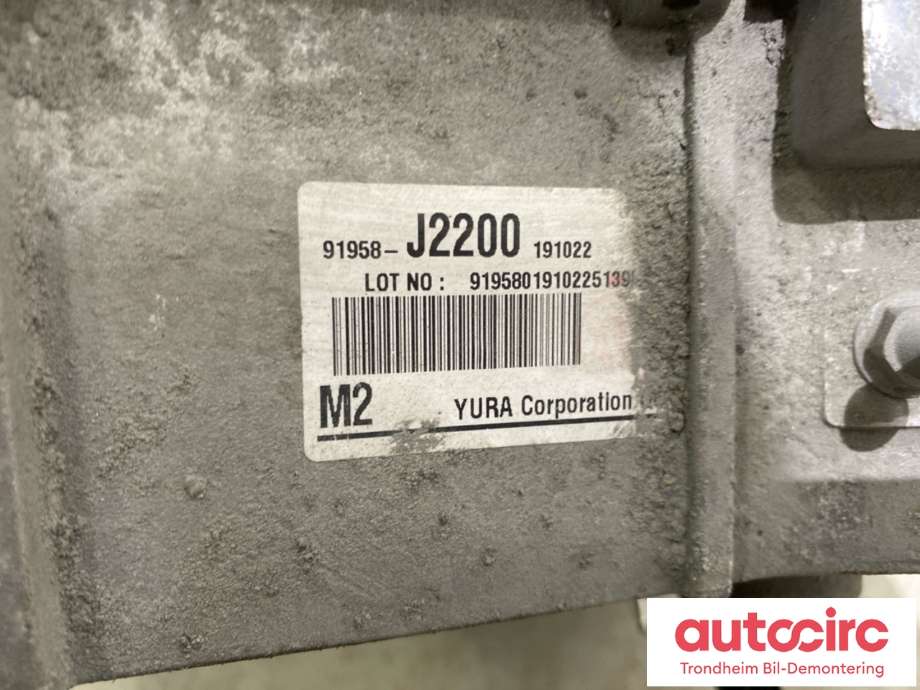 Koblingsboks elbil (HVJB) til Kia e-Soul 2019-->> (Type III) (YURA|91958J2200|)