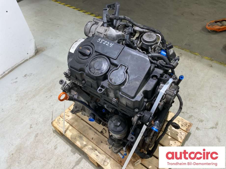 Motor diesel til Audi A3 2003-2008 (Type II, Fase 1)  (REDUSERT PRIS.|03G 100 037 H|03G 100 098 HX|)