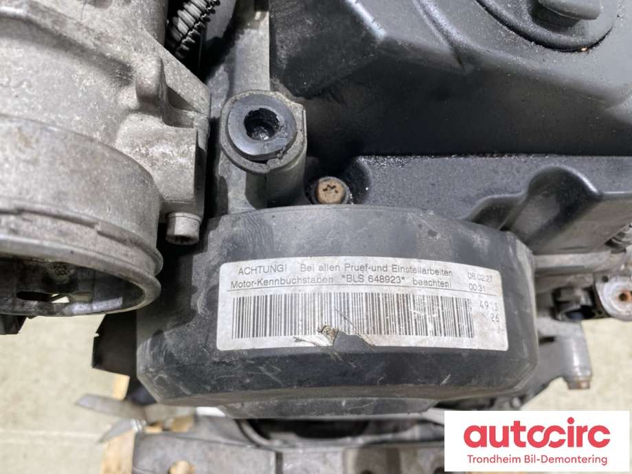 Motor diesel til Audi A3 2003-2008 (Type II, Fase 1)  (REDUSERT PRIS.|03G 100 037 H|03G 100 098 HX|)