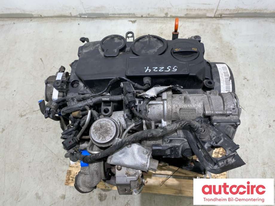 Motor diesel til Audi A3 2003-2008 (Type II, Fase 1)  (REDUSERT PRIS.|03G 100 037 H|03G 100 098 HX|)