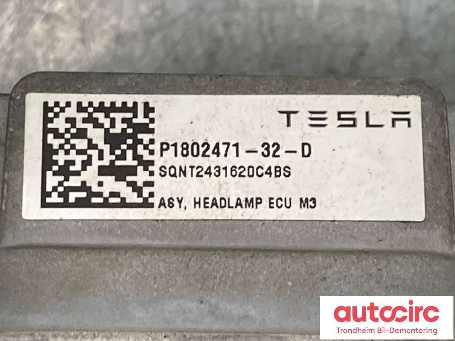 Styreenhet LED til Tesla Model 3 2024-->> (Fase 2)  