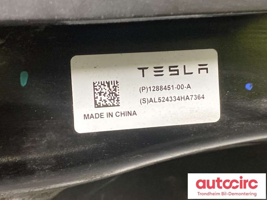 Bærebru venstre bak til Tesla Model 3 2024-->> (Fase 2)  