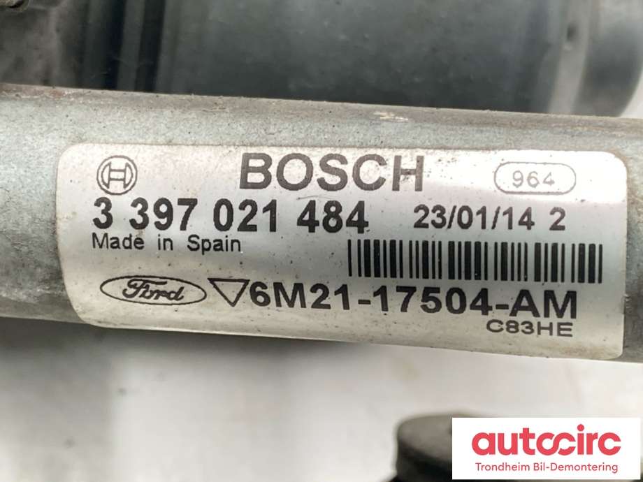 Viskermotor foran venstre til Ford S-Max 2010-2015 (Type I, Fase 2) (BOSCH|6M21-17504-AM|1729621|1397220675)