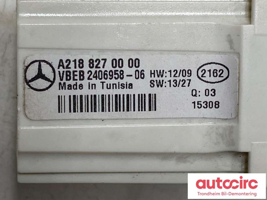 Instrument klokke til Mercedes E-Klasse 2013-2016 (Fase 2) (W212) (W212) (A2188270000|A2188274300|)
