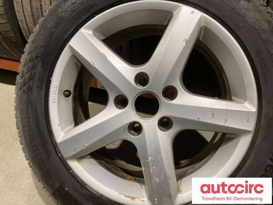 Hjulsett aluminium vinter til VW Transporter / Caravelle 2015-2019 (T6) (T6) (17 TOMMMER|215/60/R17   100T|PROD:1321|3-4MM)