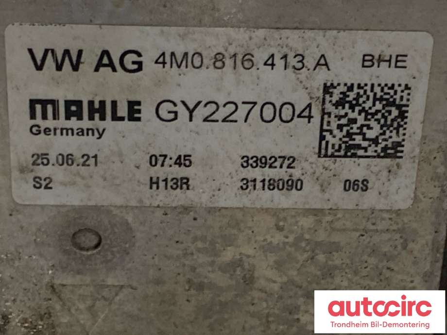 Varmeapparat diverse til Audi e-tron 2018-->>  (4M0816413A|)