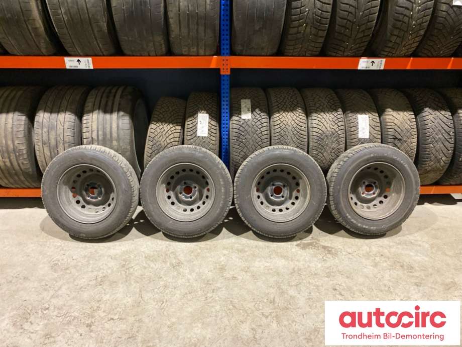 Hjulsett stål sommer til Annet Campingvogn Hobby 1967-->>  (13 TOMMER|155/R13LT 8PR 90/88Q|PROD:4524|5-6MM)