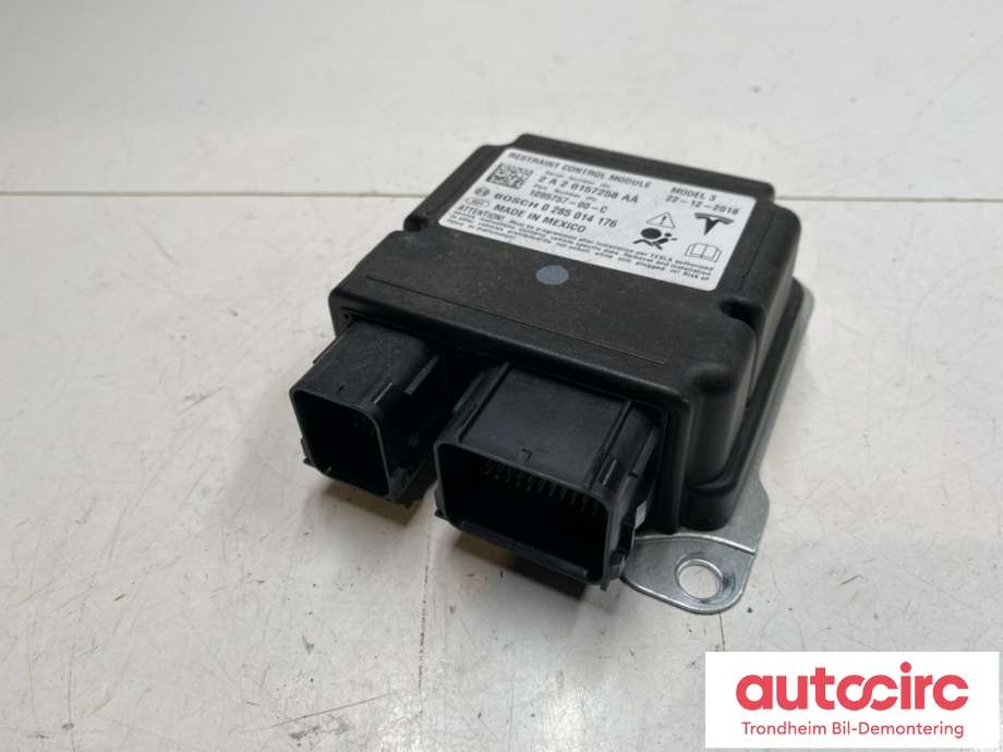 Styreenhet airbag hovedsensor til Tesla Model 3 2018-2023 (Fase 1) (1095757-00-C|1095757-00-B|)