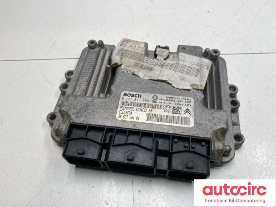 Styreenhet motor til Peugeot 207, 2006-2012  (BOSCH|0281013868)