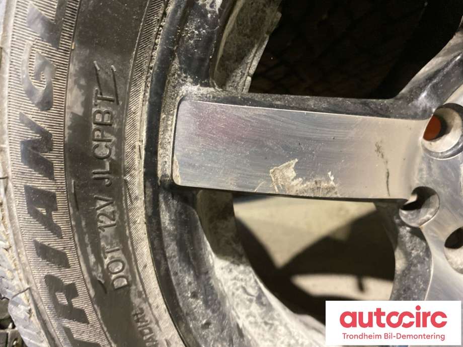 Hjulsett aluminium vinter til Mopedbil Casalini 0-->>  (14TOMMER|155/65/R14 75T|PROD:2620|7-8MM)