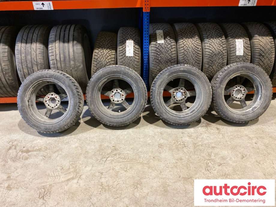 Hjulsett aluminium vinter til Mopedbil Casalini 0-->>  (14TOMMER|155/65/R14 75T|PROD:2620|7-8MM)