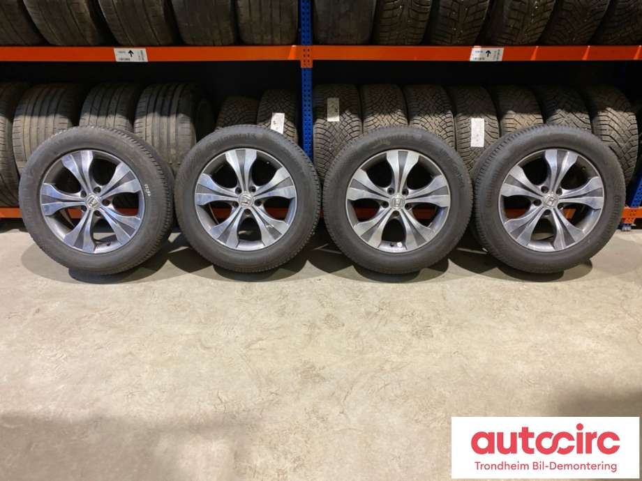 Hjulsett aluminium sommer til Honda CR-V 2012-2018 (Type IV) (225/60/R18 100H|PROD:3724|5MM)