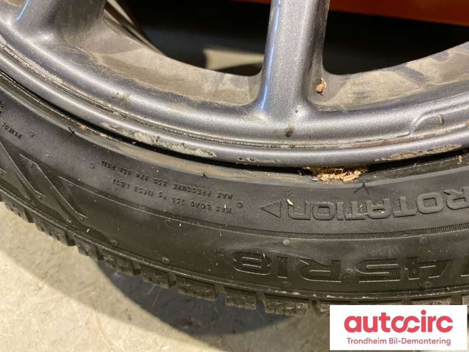 Hjulsett aluminium vinter til Tesla Model 3 2018-2023 (Fase 1)  (18TOMMER|235/45/R18 98T|PROD:2022|6MM)
