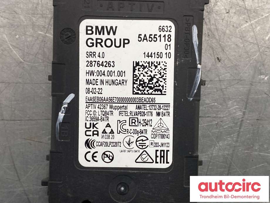 Sensor blindsone til BMW iX 2021-->> (I20) (I20) (FRAM|66 32 5 A60 304|)
