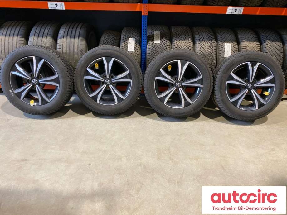 Hjulsett aluminium vinter til Toyota C-HR 2016-->> (17 TOMMER|215/60/R17 96T|PROD:1819|7MM)