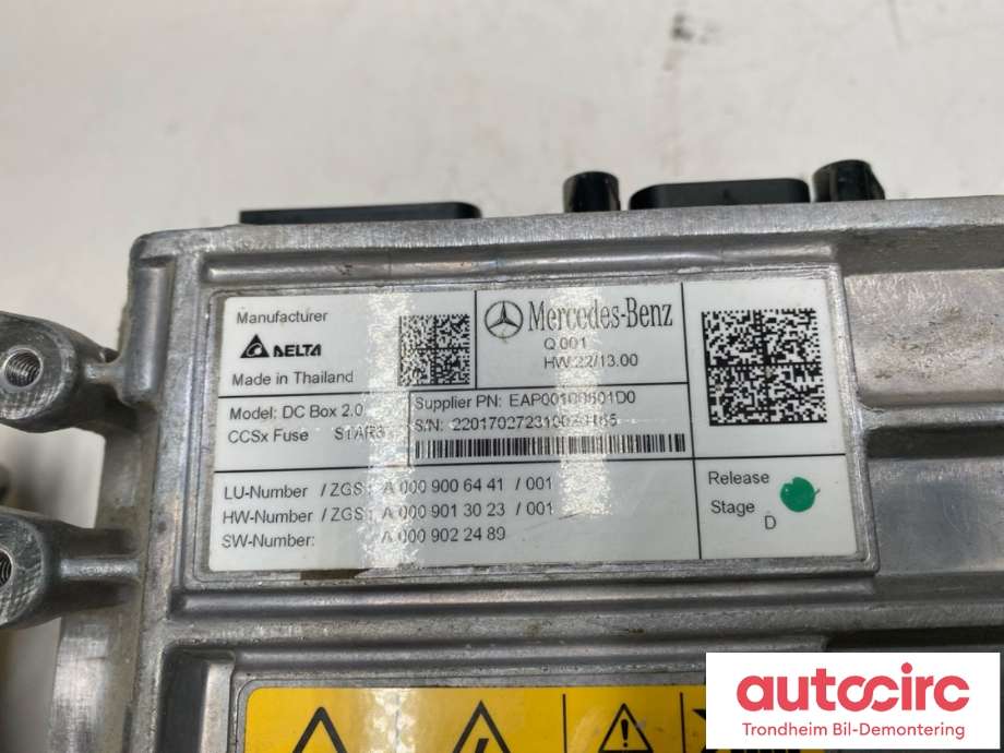 Inverter elbil til Mercedes EQE 2022-->> (A0009006441|)