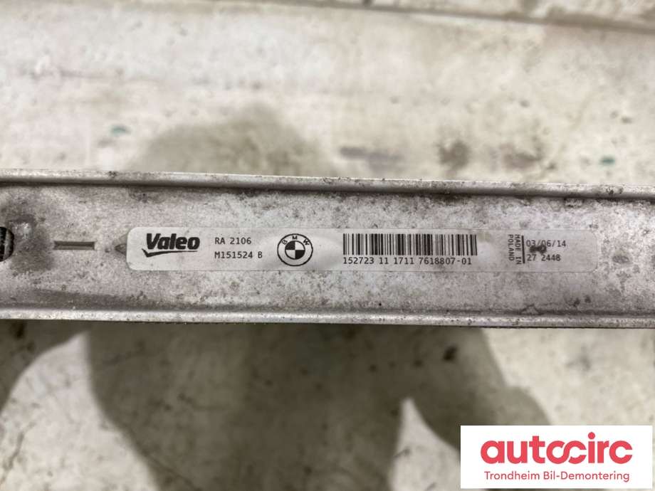 Radiator (automat gir) til BMW 4-Serie 2013-2020 (F32/F33/F36) (F32/F33/F36) (17 11 8 678 027|)