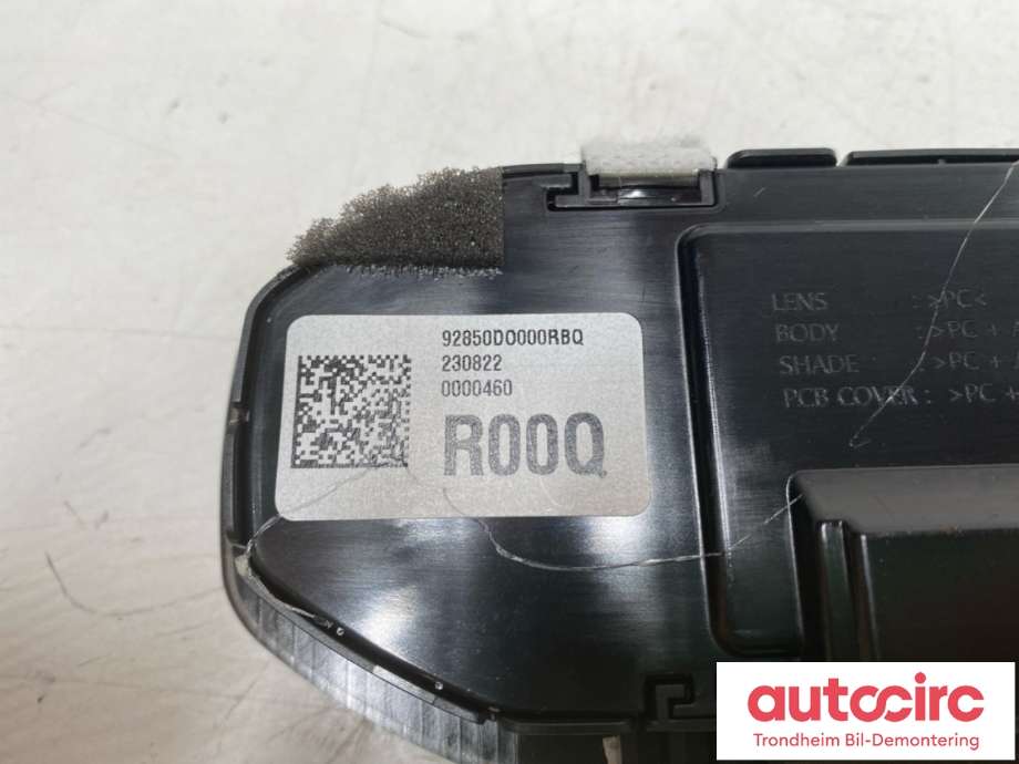 Taklyspanel til Kia EV9 2023-->>  (92850-DO000RBQ|)