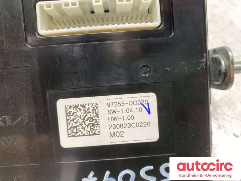 Styreenhet klima/aircondition til Kia EV9 2023-->> (97255-DO020|)