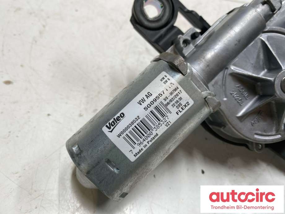 Viskermotor bakrute til VW Tiguan 2016-2020 (Type II, Fase 1)  (VALEO|5G0 955 711 C|5G0 955 711 D|)