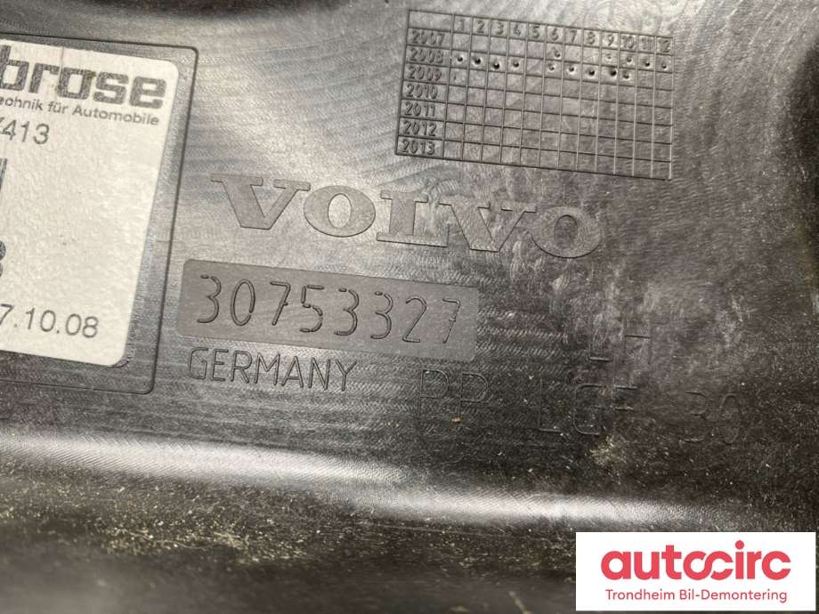 Ruteheis venstre foran til Volvo XC60 2008-2013 (Type I, Fase 1)  (30753327|)