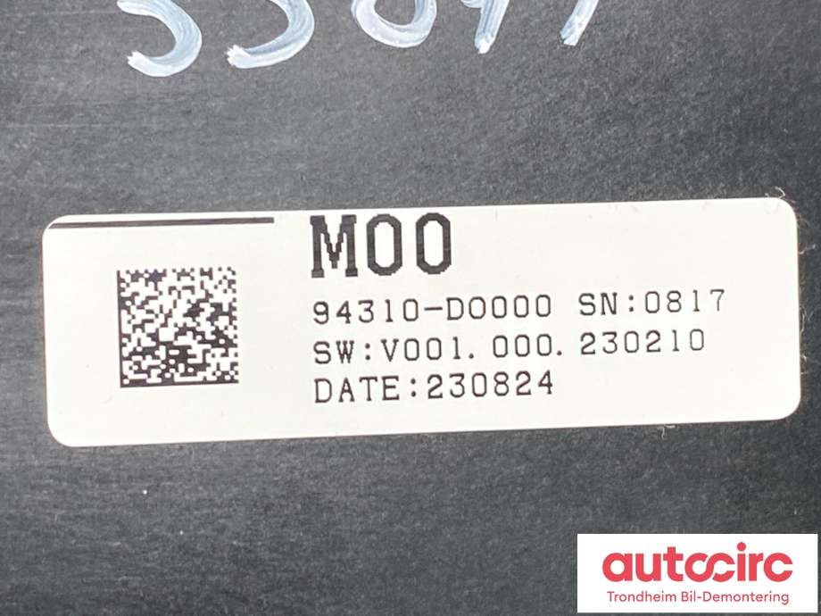 Instrument head-up display (HUD) til Kia EV9 2023-->> (94310DO000|)