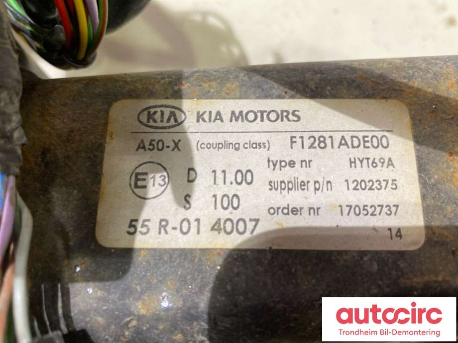 Hengerfeste til Kia Sportage 2016-2021 (Type IV)  (NO PART ID|)