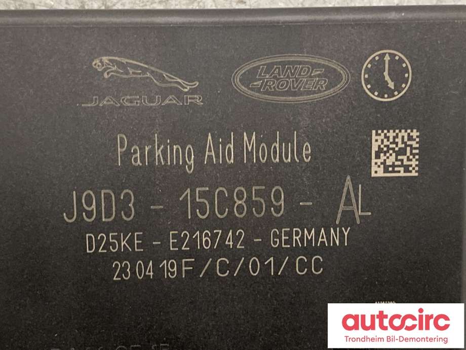 Styreenhet parkering til Jaguar I-PACE 2018-->> (J9D3-15C859-AL|T4K3893|J9D3-15C859-AN| T4K19783)