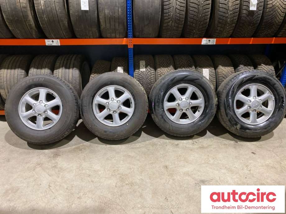 Hjulsett aluminium sommer til Isuzu D-Max 2007-2012 (Type I) (16 TOMMER|245/70/R16 111H XL|PROD: 2STK. 5224 2STK 4423|7-8MM)
