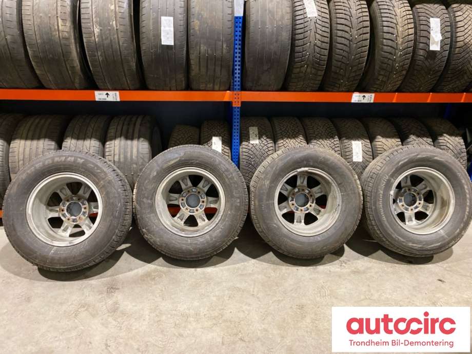 Hjulsett aluminium sommer til Isuzu D-Max 2007-2012 (Type I) (16 TOMMER|245/70/R16 111H XL|PROD: 2STK. 5224 2STK 4423|7-8MM)