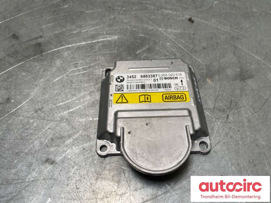 Styreenhet airbag hovedsensor til BMW 4-Serie, 2013-2020 (F32/F33/F36) (F32/F33/F36) (34526863387)