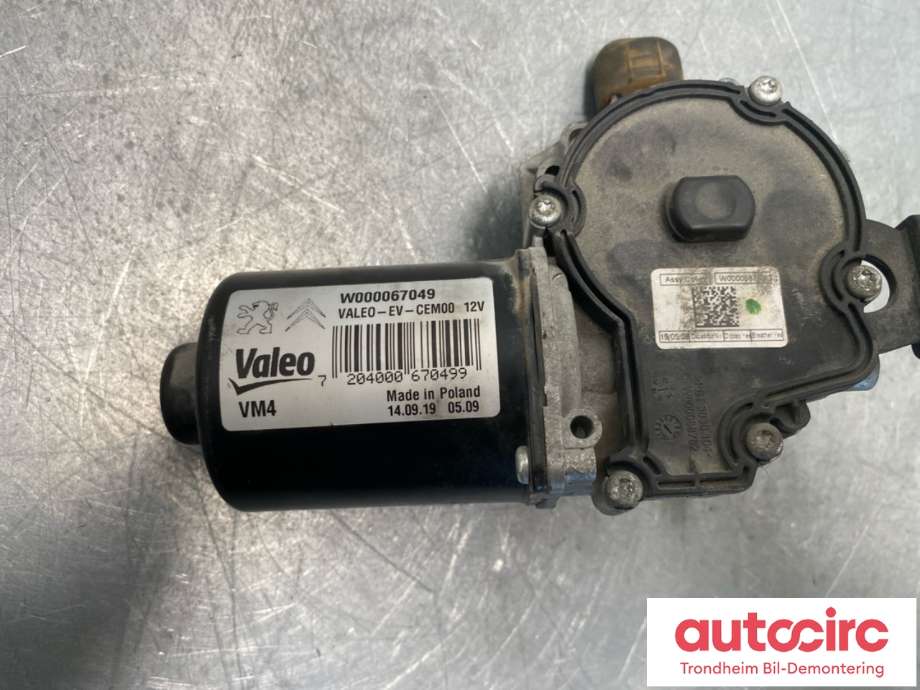 Viskermotor frontrute til Peugeot Expert 2016-->> (Type III)  (VALEO|98 084 652 80|)