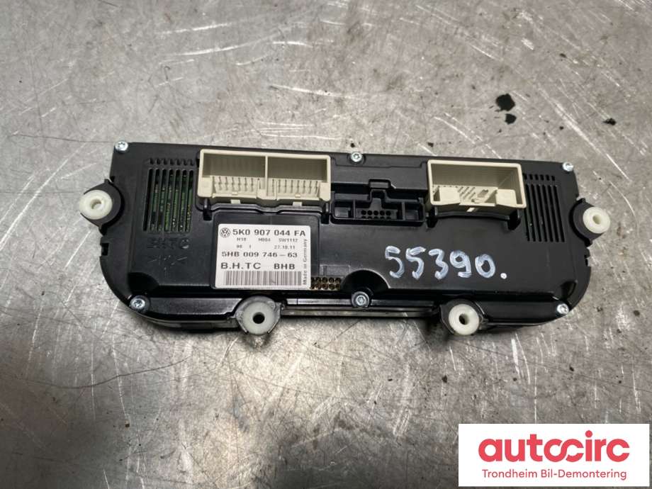 Varmeapparat betjening til VW Touran 2010-2015 (Type I, Fase 3)  (5K0 907 044 GM|)