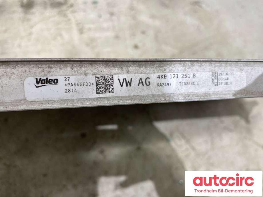 Radiator (automat gir) til Audi e-tron 2018-->> (4KE 121 251 B|)