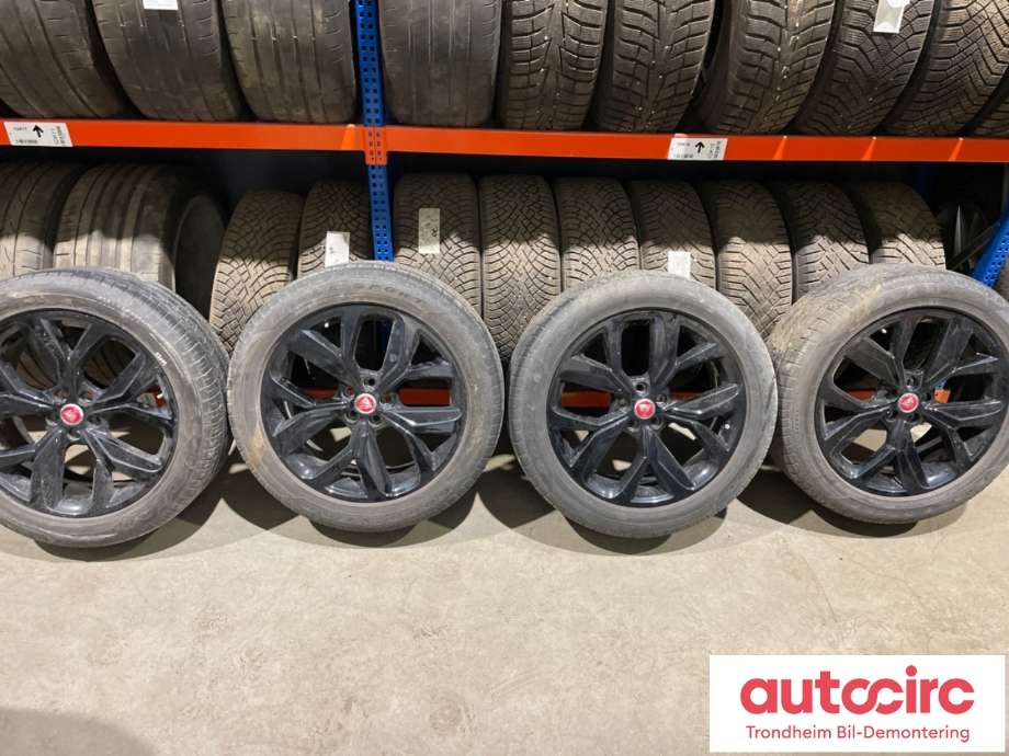 Hjulsett aluminium sommer til Jaguar I-PACE 2018-->> (20 TOMMER|245/50R20 105V|PROD: 4120|SLITTE DEKK)