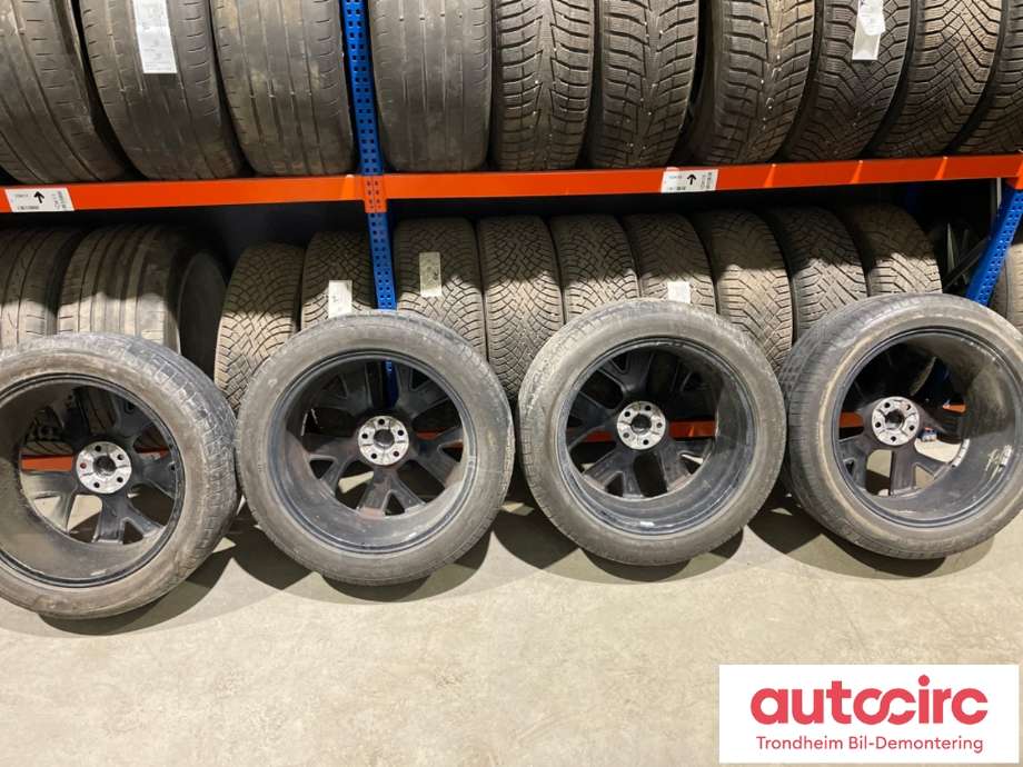 Hjulsett aluminium sommer til Jaguar I-PACE 2018-->> (20 TOMMER|245/50R20 105V|PROD: 4120|SLITTE DEKK)