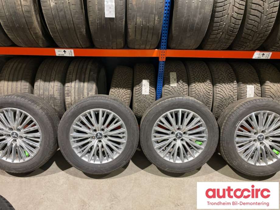 Hjulsett aluminium sommer til Mitsubishi Outlander 2015-->> (Type III, Fase 2) (18 TOMMER|225/60R18 104H|PROD: 4721|3-4MM)