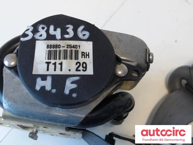 Sikkerhetsbelte foran høyre til Hyundai Accent 1999-2002 (Type II, Fase 1)  (8888025401LT|88880-25401-LT|8888025400LT)