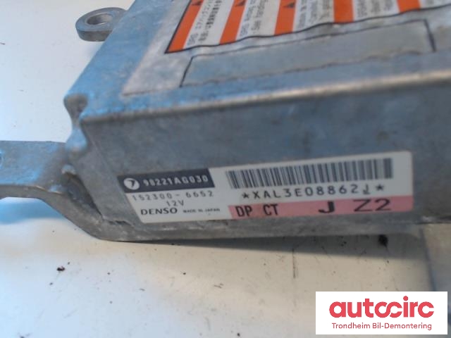 Styreenhet airbag hovedsensor til Subaru Outback 2003-2007 (Type III, Fase 1) (DENSO|98221AG030|152300-6652|)