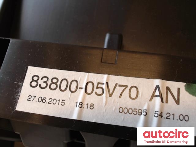 Instrumentpanel til Toyota Avensis 2015-2019 (Type III, Fase 2) (..|8380005V70|83800-05V70|83800-05V70 AN)